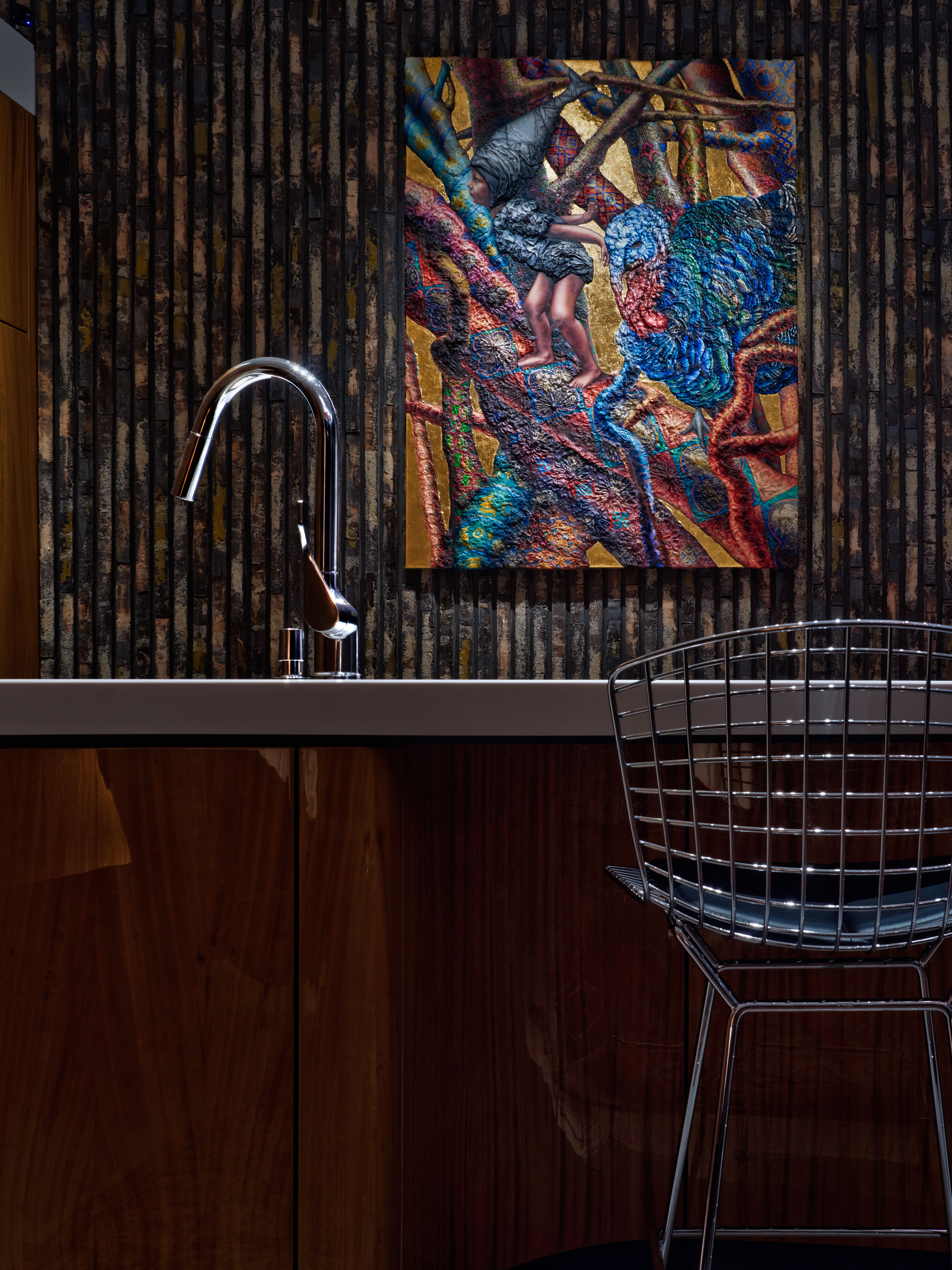 Art detail in interior